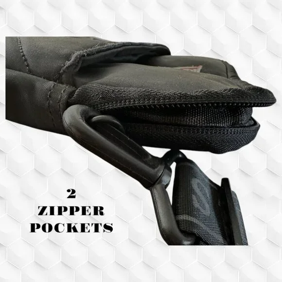 Guess Black Laptop Bag with Quilted Texture and Adjustable Strap - Picture 4 of 10